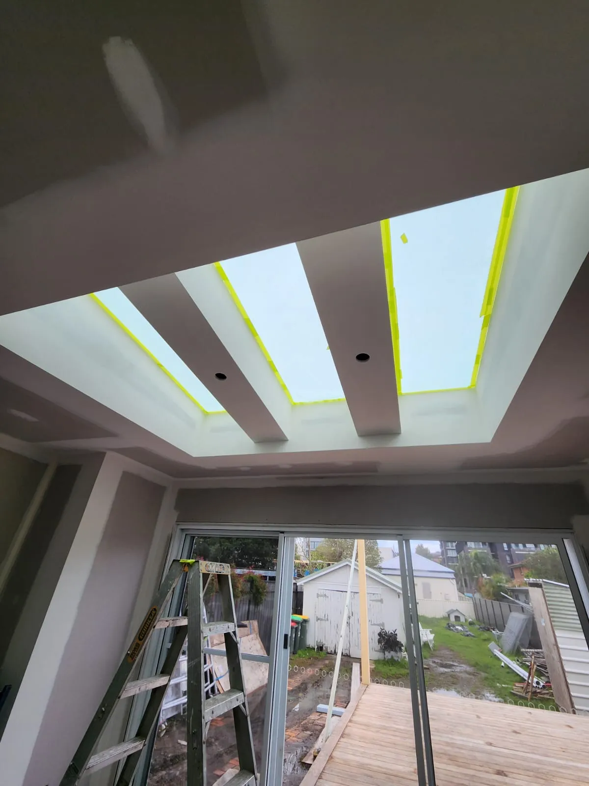 Low-VOC interior painting in a Newcastle home